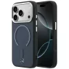 Mercedes Leather 3D Apple iPhone 17 Pro MagSafe tok, kék