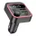 Hoco E85 bluetooth FM transmitter / autós töltő, 2xUSB-A-USB-C, PD, QC3.0, 20W, fekete