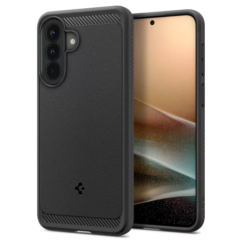 Spigen Rugged Armor Samsung Galaxy A37 tok, Matte Black, fekete