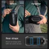 Spigen Lock Fit LF520 szemüveg tartó tok / táska, fém cipzárral, merev strapabíró kialakítással, üveg nyitóval, fekete