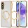 Tech-Protect MagFlex Samsung Galaxy A27 hátlap tok, MagSafe, átlátszó-arany (fényes)