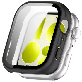   Tech-Protect Defense Huawei Watch Fit 5 tok, kijelzővédő felülettel, fekete