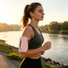 Tech-Protect M6 univerzális tartó / táska, futáshoz / sportoláshoz / túrázáshoz, rózsaszín