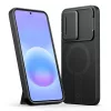 Tech-Protect Kevlar Aura Samsung Galaxy A57 MagSafe tok kameravédelemmel, kitámasztóval, fekete-narancs