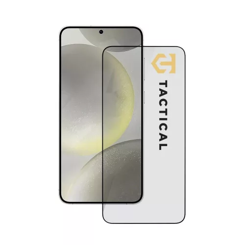Tactical Glass Shield 5D Samsung Galaxy S24 / Galaxy S25 kijelzővédő üvegfólia, fekete