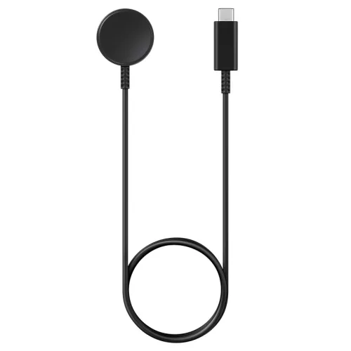 Samsung Galaxy Watch Active / Active2 / 3 / 4 / 5 / 5 Pro gyári wireless töltő, mágneses, USB-C, 2A, fekete (Bulk)