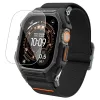 Spigen Lite Fit Pro Apple Watch Ultra 3 / 2 / 1 49mm tok / szíj, kijelzővédő felülettel, matt fekete