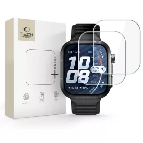   Tech-Protect Hydro Flex+ Huawei Watch Fit 5 Pro kijelzővédő fólia, átlátszó (2db)