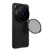 Nillkin CamShield Prop Magnetic Vivo X300 Ultra mágneses műanyag hátlap tok, MagSafe, fekete