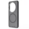 Nillkin Super Frosted PRO Magnetic Vivo X300 Ultra mágneses műanyag hátlap tok, MagSafe, átlátszó-fekete