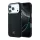 Mercedes PU Leather Semi Wrap Apple iPhone 17 Pro Max MagSafe tok, fekete-ezüst