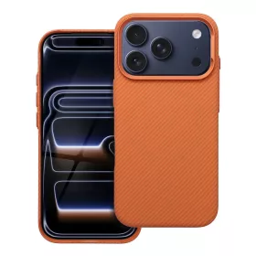   Kevlar Apple iPhone 16e / 17e MagSafe tok kameravédő peremmel, narancs