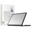 Tech-Protect Velar Apple Macbook Neo 13 (2026) tok, Matte Clear, fekete-átlátszó