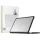 Tech-Protect Velar Apple Macbook Neo 13 (2026) tok, Matte Clear, fekete-átlátszó