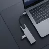 Tech-Protect HB09 Hub adapter USB-C-USB-A-HDMI 4k 60hz, SD/TF, PD100W, RJ45 1000MB/S. ezüst