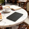 Tech-Protect SC Pen Xiaomi Redmi Pad 2 9.7" oldalra nyíló, kitámasztható mappa tok ceruza tartóval, fekete