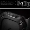 Spigen Tough Armor nyakörvre illeszthető Apple AirTag 1 / 2 nyomkövető tok, megerősített sarok, IPX8, fekete