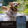 Spigen Tough Armor nyakörvre illeszthető Apple AirTag 1 / 2 nyomkövető tok, megerősített sarok, IPX8, fekete