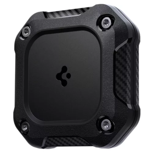 Spigen Tough Armor Apple AirTag 1 / 2 tok, megerősített sarok, IPX8, fekete
