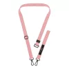 Tech-Protect C6S vállpánt / univerzális pánt telefonra rögzíthető, rózsaszín (crossbody pánt)