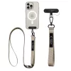 Tech-Protect C6S vállpánt / univerzális pánt telefonra rögzíthető, bézs / barna (crossbody pánt)