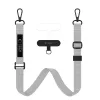 Tech-Protect C6S vállpánt / univerzális pánt telefonra rögzíthető, szürke (crossbody pánt)