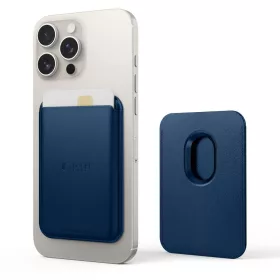  Tech-Protect CH01 mágneses kártyatartó, MagSafe, telefonra rögzíthető, kék (3db kártya)