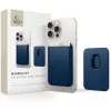 Tech-Protect CH01 mágneses kártyatartó, MagSafe, telefonra rögzíthető, kék (3db kártya)
