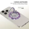 Tech-Protect MMR200 mágneses telefon tartó gyűrű, MagSafe, csillámos lila