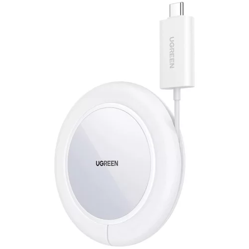 Ugreen CD245 vezeték nélküli wireless töltő, 15W, 1.67A, fehér (40123)