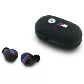   BMW Metal Logo TWS vezeték nélküli bluetooth fülhallgató, ENC, fekete