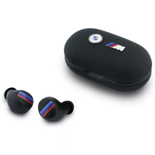 BMW Metal Logo TWS vezeték nélküli bluetooth fülhallgató, ENC, fekete