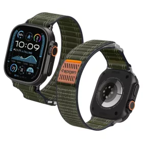   Spigen WBF0 Apple Watch Ultra 3 / 2 / 1 / SE / 11 / 10 / 9 / 8 (44/45/46/49mm) szíj, zöld