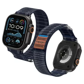   Spigen WBF0 Apple Watch Ultra 3 / 2 / 1 / SE / 11 / 10 / 9 / 8 (44/45/46/49mm) szíj, kék
