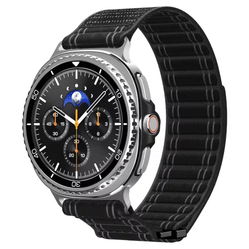 Spigen WBF0 Samsung Galaxy Watch 8 / Watch 8 Classic (40/44/46mm) szíj, fekete