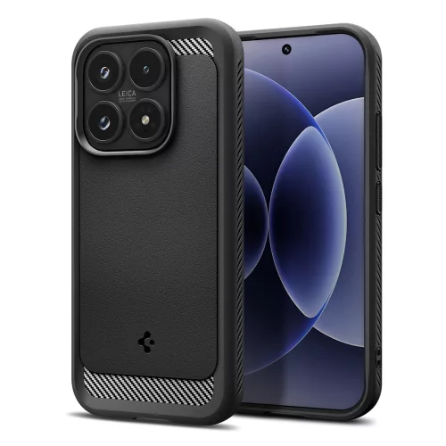 Spigen Rugged Armor Xiaomi 17 tok, Matte Black, fekete
