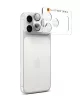 Spigen Glas.tR EZ Fit Apple iPhone 17 Pro tempered glass kameravédő üvegfólia felhelyező kerettel, ezüst