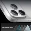 Spigen Glas.tR EZ Fit Apple iPhone 17 Pro tempered glass kameravédő üvegfólia felhelyező kerettel, ezüst