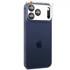   Spigen Glas.tR EZ Fit Apple iPhone 17 Pro Max tempered glass kameravédő üvegfólia felhelyező kerettel, fekete