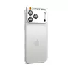 Spigen Glas.tR EZ Fit Apple iPhone 17 Pro Max tempered glass kameravédő üvegfólia felhelyező kerettel, ezüst