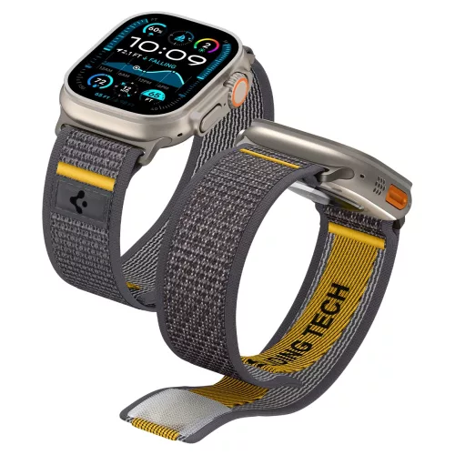 Spigen Athlex Air Apple Watch Ultra 3 / 2 / 1 / SE / 11 / 10 / 9 / 8 (44/45/46/49mm) szíj, szürke