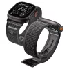 Spigen Athlex Air 2 Apple Watch Ultra 3 / 2 / 1 / SE / 11 / 10 / 9 / 8 (44/45/46/49mm) szíj, fekete-szürke