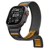 Spigen Athlex Air 2 Apple Watch Ultra 3 / 2 / 1 / SE / 11 / 10 / 9 / 8 (44/45/46/49mm) szíj, fekete-narancs