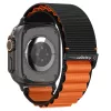 Spigen WBF1 Apple Watch Ultra 3 / 2 / 1 / SE / 11 / 10 / 9 / 8 (44/45/46/49mm) szíj, fekete-narancs
