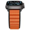 Spigen WBF1 Apple Watch Ultra 3 / 2 / 1 / SE / 11 / 10 / 9 / 8 (44/45/46/49mm) szíj, fekete-narancs