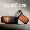 Spigen WBF1 Apple Watch Ultra 3 / 2 / 1 / SE / 11 / 10 / 9 / 8 (44/45/46/49mm) szíj, fekete-narancs