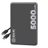 OBAL:ME MagSafe kompatibilis Power bank / külső akkumulátor, 5000mAh, fekete