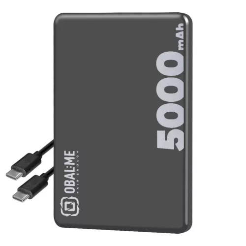 OBAL:ME MagSafe kompatibilis Power bank / külső akkumulátor, 5000mAh, fekete