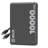 OBAL:ME MagSafe kompatibilis Power bank / külső akkumulátor, 10000mAh, fekete