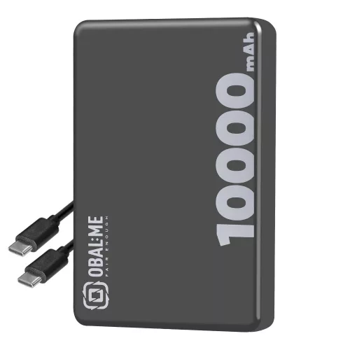 OBAL:ME MagSafe kompatibilis Power bank / külső akkumulátor, 10000mAh, fekete